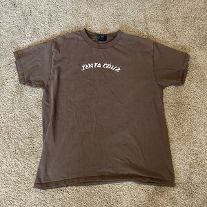 Santa Cruz Chocolate Brown Tee